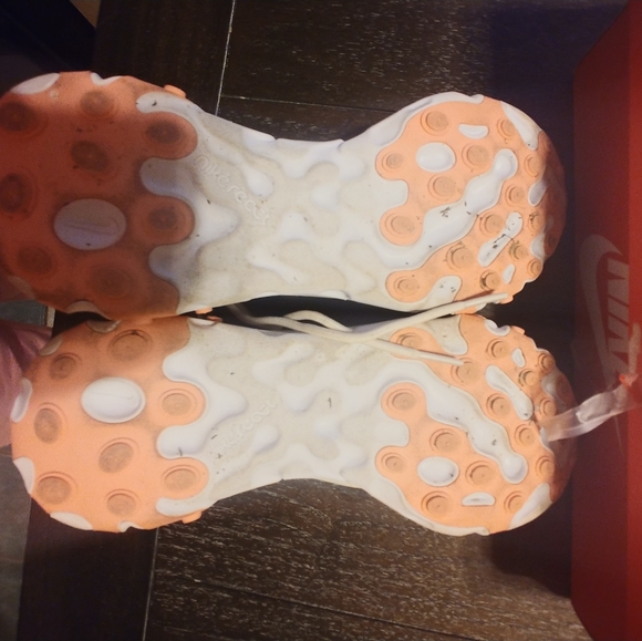 🎉🎉HP🎉🎉NIBNike React Element 55 Pink&Tan sneakers - Picture 9 of 9